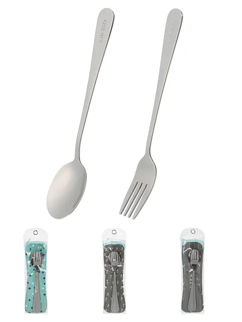 Miniso набор столовых приборов 2 шт, нержавеющая сталь