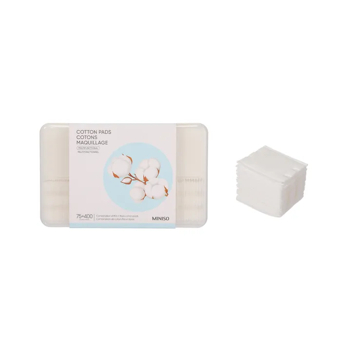 Ватные диски Thick & Thin Cotton Pads Miniso, 475 шт.
