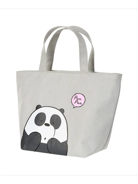 Термосумка Miniso Панда WE BARE BEARS серый