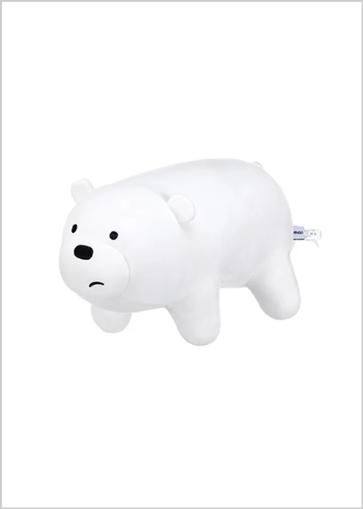 игрушка плюшевая We Bare Bear Miniso, We Bare Bears, 38 × 20 см, полярный медведь
