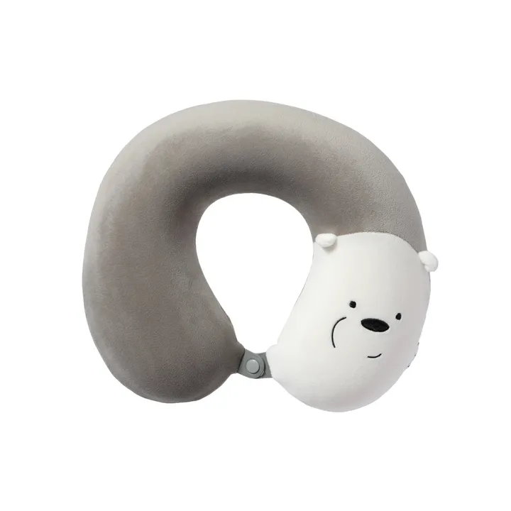 Дорожная подушка для шеи Белый медведь WE BARE BEARS COLLECTION Miniso