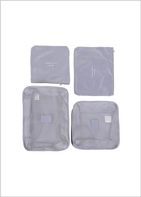 Miniso несессер полиэстер серый 40X30 см