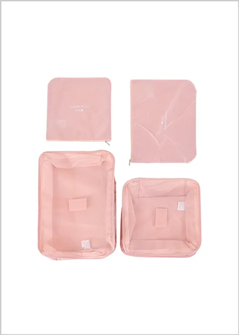 Miniso несессер полиэстер розовый 40X30 см