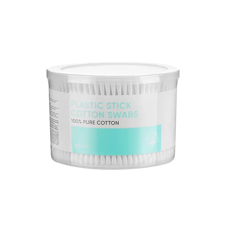Ватные палочки Plastic Stick Cotton Swabs Miniso, 500 шт.