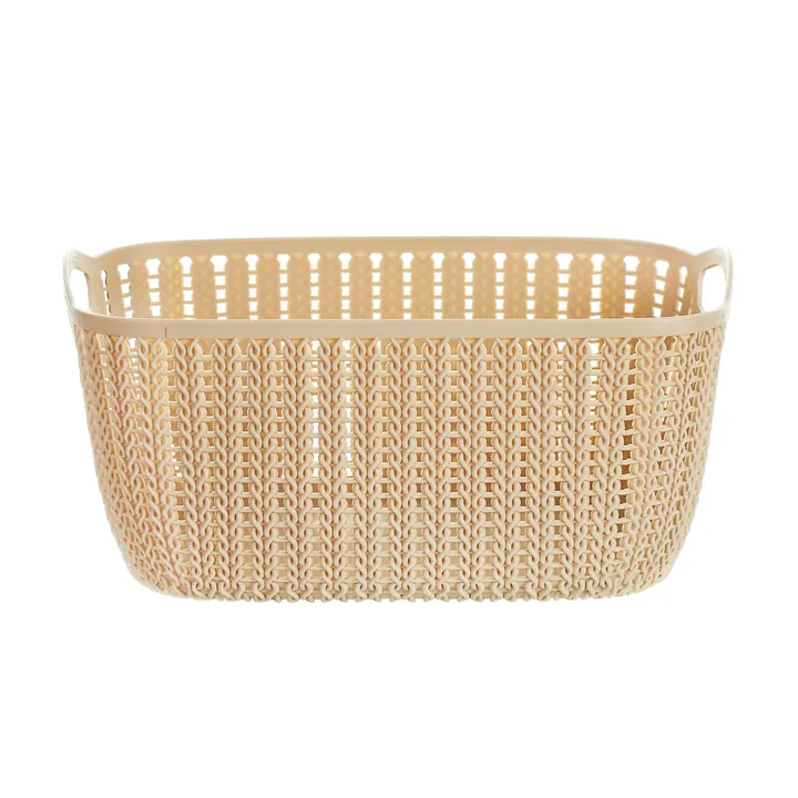 Miniso корзина плетёная для хранения 22.2x10.7x15.5 см, пластик