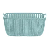 Корзина для хранения Miniso, 15,5 × 22,2 × 10,7 см, синяя
