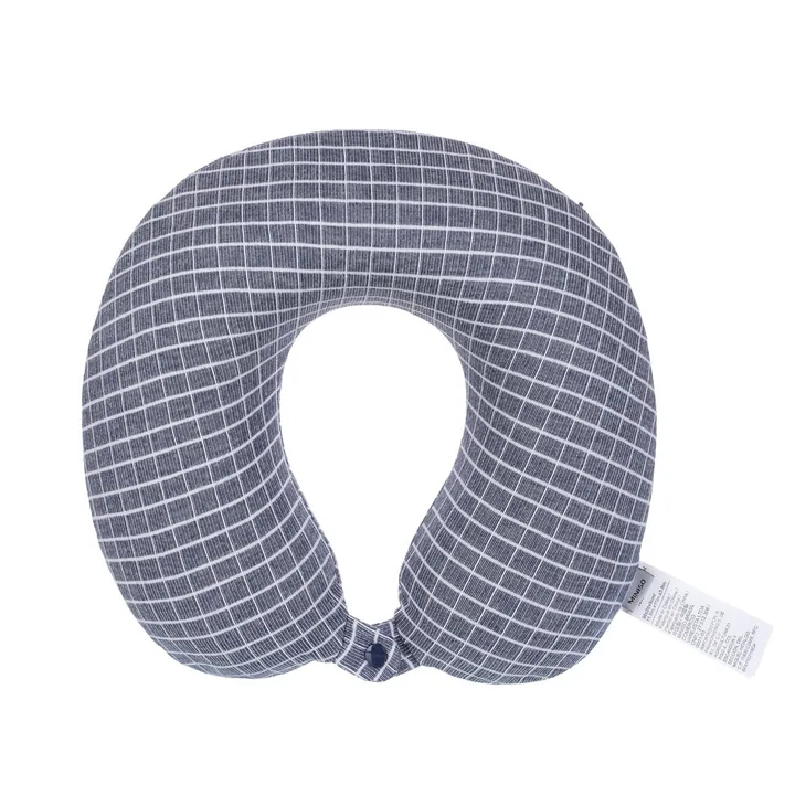 U-образная подушка для шеи Miniso, 30 × 28 см, темно-синяя