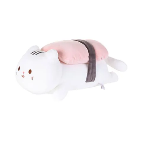 Мягкая плюшевая подушка- игрушка Суши кот (Лосось) Miniso