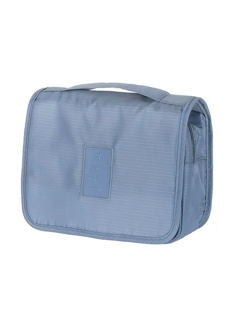 Miniso несессер полипропилен серый 21X24 см