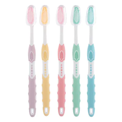 Набор зубных щёток Miniso средней жёсткости, 5 шт