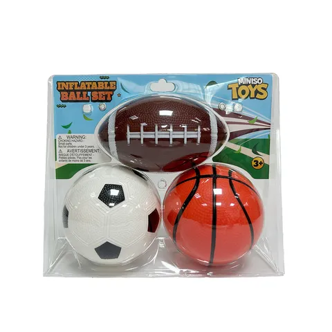 Набор надувных мячей Miniso детский, 3 шт