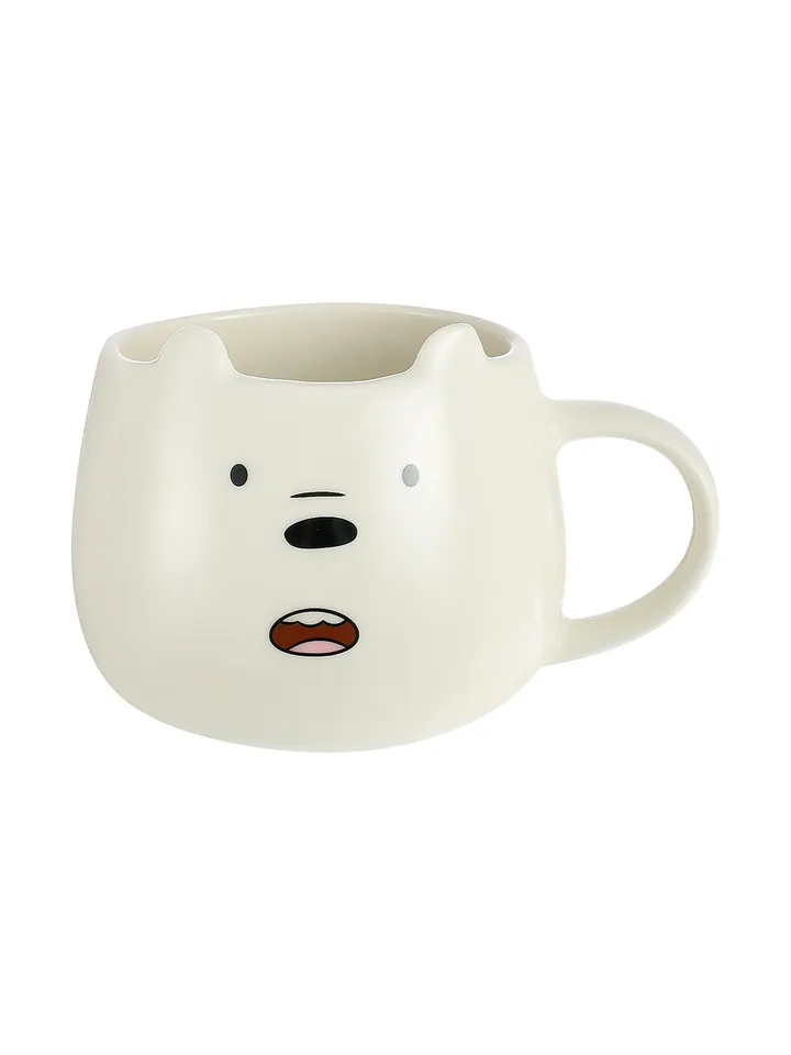 Кружка керамическая Белый медведь WE BARE BEARS Miniso 390 мл керамика