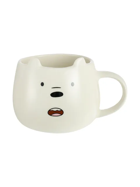 Кружка керамическая Белый медведь WE BARE BEARS Miniso 390 мл керамика
