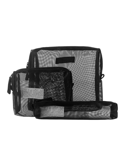 Miniso косметичка нейлон черный 18X21 см