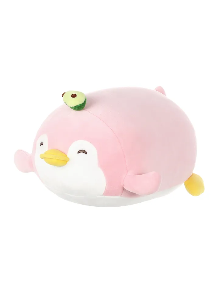 Мягкая плюшевая подушка- игрушка Лежащий пингвин Miniso
