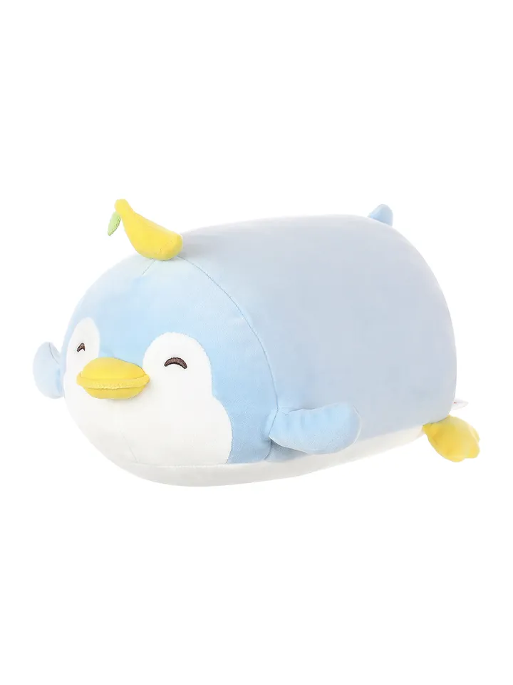 Мягкая плюшевая подушка- игрушка Лежащий пингвин Miniso
