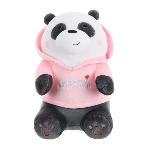 Мягкая плюшевая игрушка Панда в капюшоне WE BARE BEARS Miniso