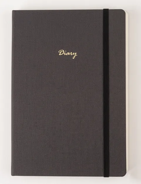 Ежедневник Miniso Diary, A5, 160 л, черный