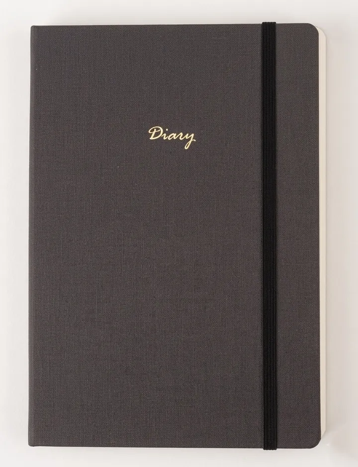Ежедневник Miniso Diary, A5, 160 л, черный