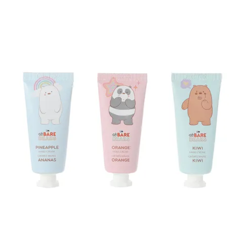 Набор кремов для рук Miniso We Bare Bears Collection 3.0, 3 шт