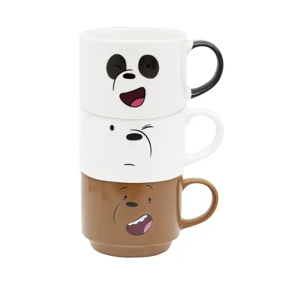 Набор кружек Miniso We Bare Bears, 255 мл керамика