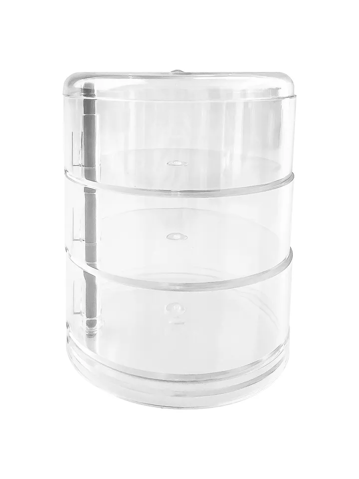 Miniso шкатулка Rotatable Jewelry Storage Box, пластик