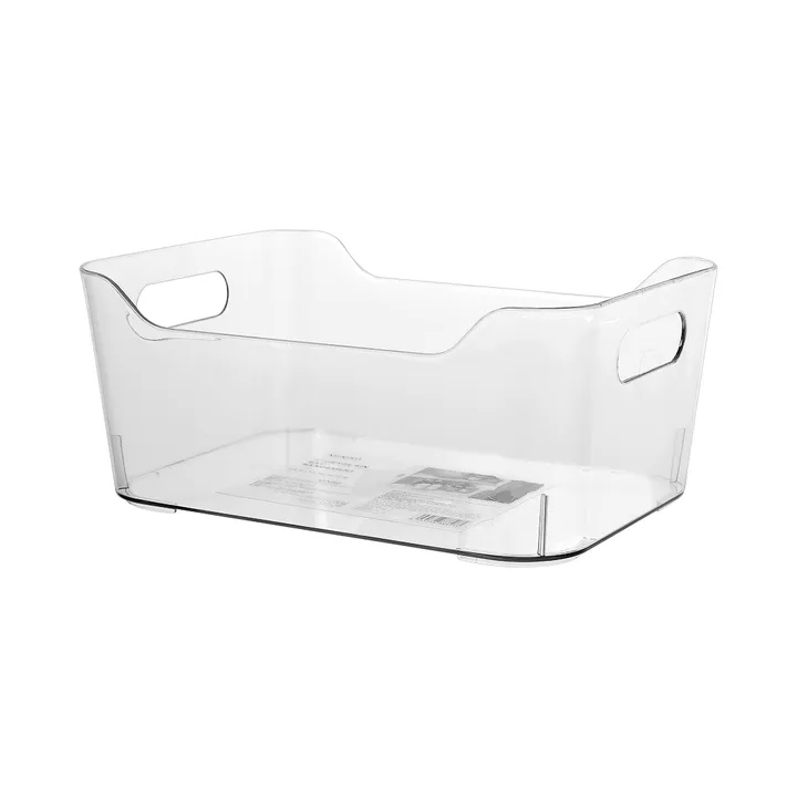 Прозрачный пластиковый контейнер для хранения (размер M) Miniso, 24,8 × 17,9 см, прозрачный
