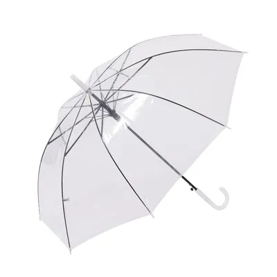 Зонт-трость Miniso механика прозрачный