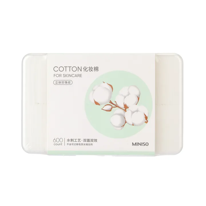 Miniso ватные диски Cotton for skincare 600 шт