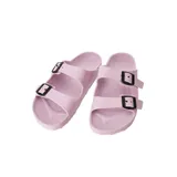 Женские шлёпанцы Miniso Fashion с двумя ремешками, 37–38, фиолетовые
