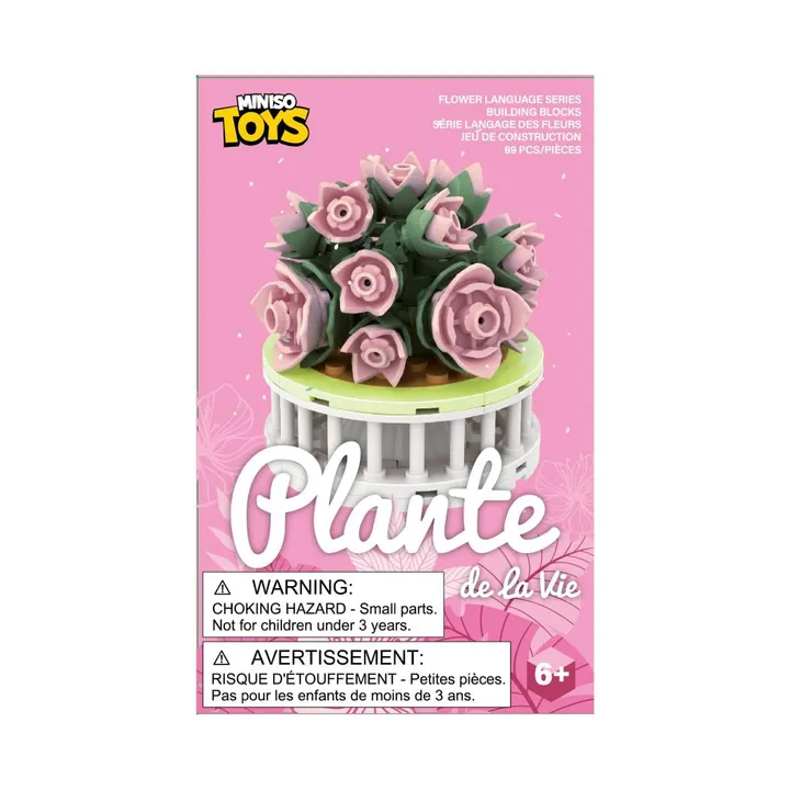 Конструктор Miniso Succulent Plants Building Blocks, деталей 89 шт