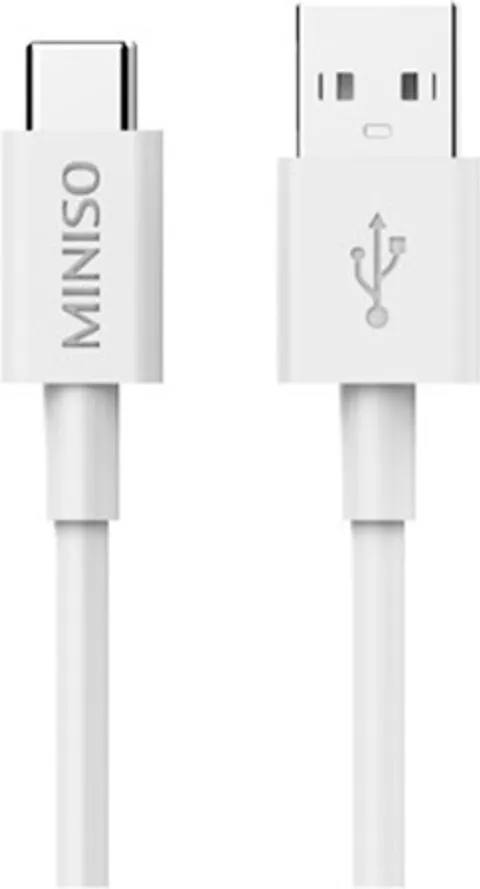 Кабель Miniso USB 2.0 (M), USB TypeC (M), 2 м, белый
