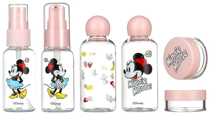 Дорожный набор флаконов Mickey mouse Miniso, 7 шт.