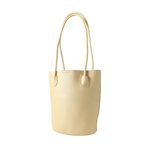 Сумка тоут Miniso искусственная кожа желтый
