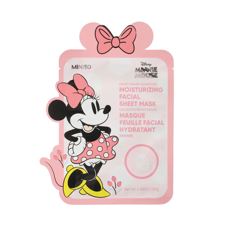 Маска для лица Miniso тканевая Disney Mickey Mouse Collection Moisturizing Minnie 1 шт