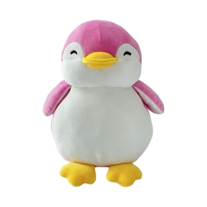 Плюшевая игрушка Пингвин 23 см Miniso, MINI FAMILY, розовый барби
