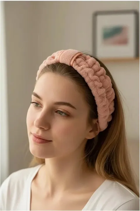 Miniso повязка на голову 1 шт, розовый