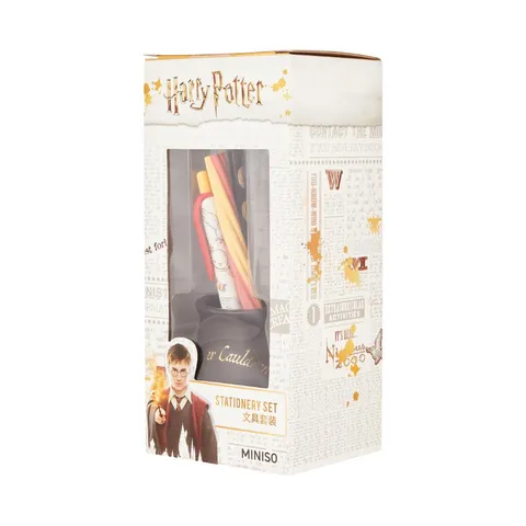 Набор канцелярских принадлежностей Гарри Поттера Pewter Cauldron Miniso, Harry Potter, 22 × 10 см
