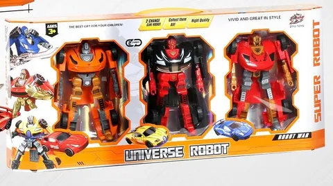 Робот-трансформер Miniso ZIKU TOYS, высота 15 см