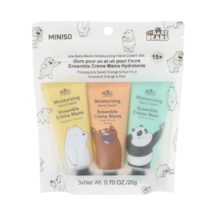 Набор кремов для рук WE BARE BEARS Miniso