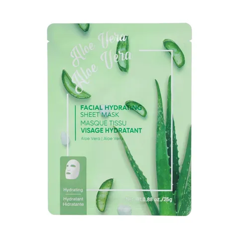 Маска для лица Miniso тканевая Aloe vera Hydrating facial sheet mask 1 шт