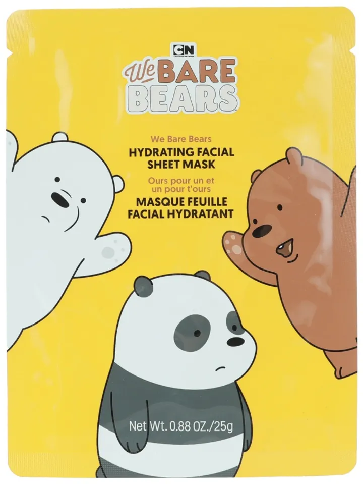 Маска для лица Miniso тканевая We Bare Bears 1 шт