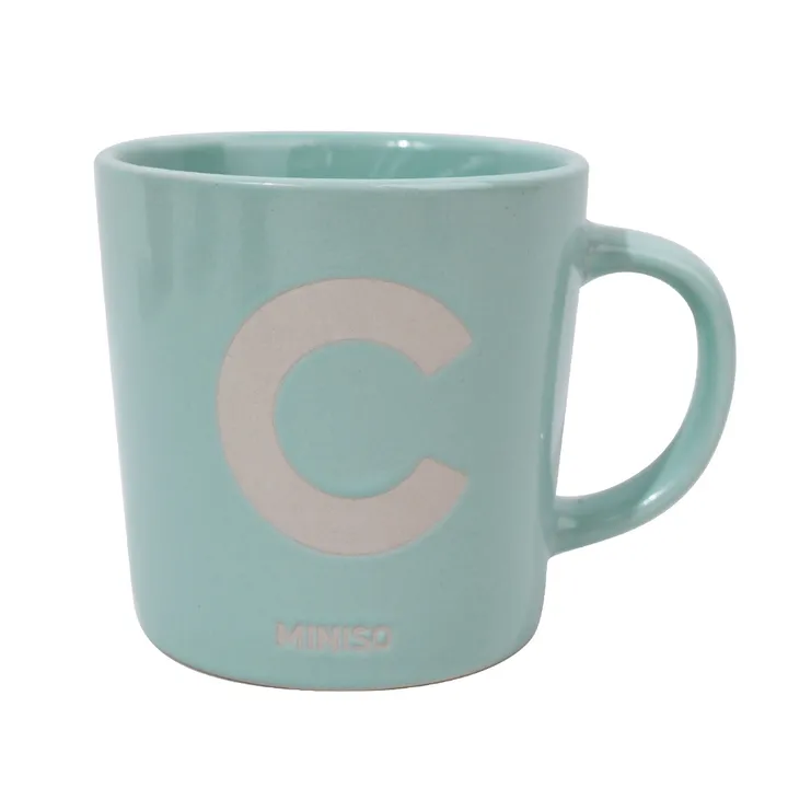 Кружка Miniso Alphabet Collection, 350 мл керамика