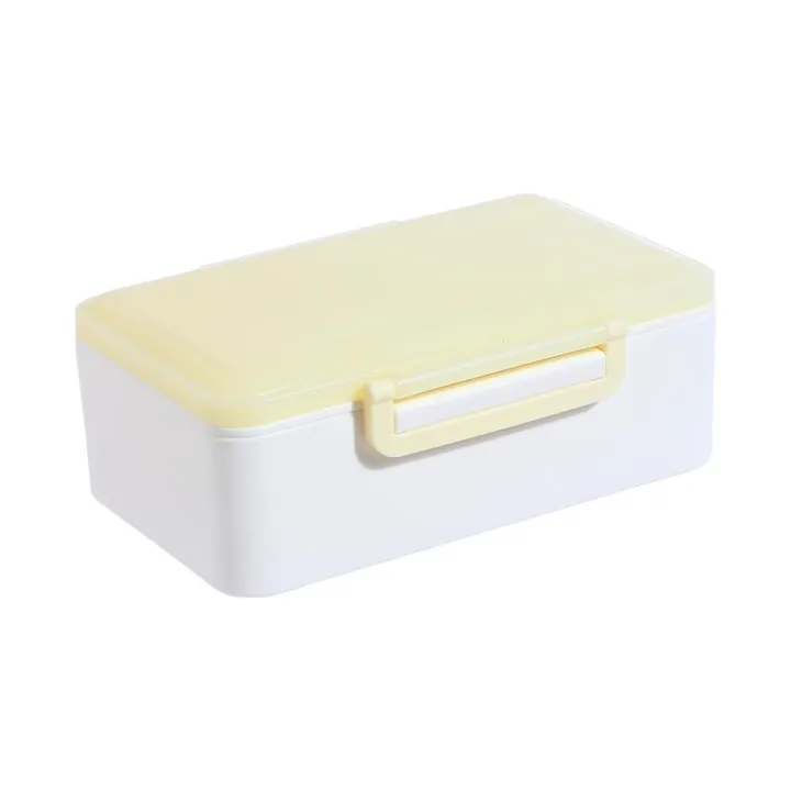 Ланч-бокс ланчбокс Macaron Series однослойный 830 мл Miniso, 17,5 × 12,5 см, жёлтый