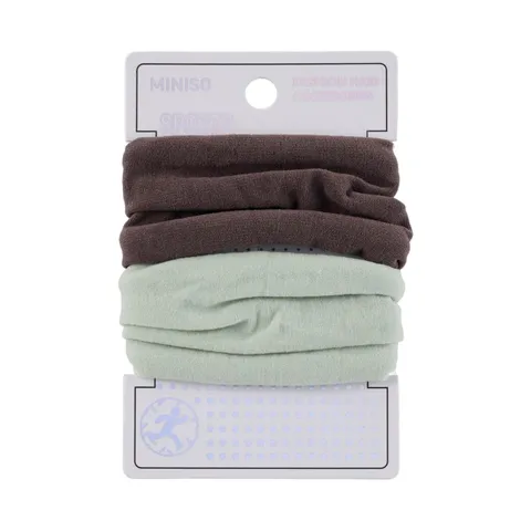 Резинки для волос Sport Series (2 шт.) Miniso, 7,5 × 5 см