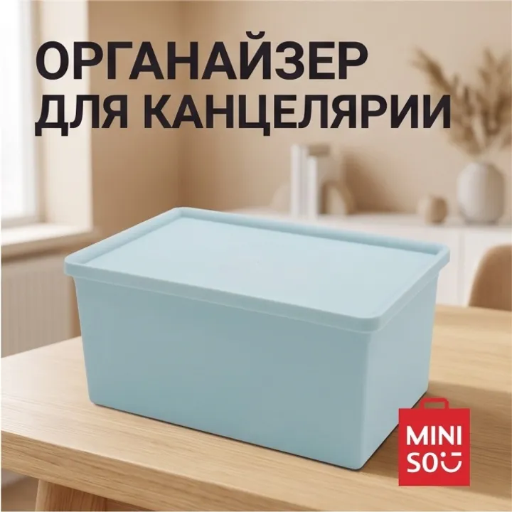 Miniso органайзер Macaron 15x10x8 см, пластик
