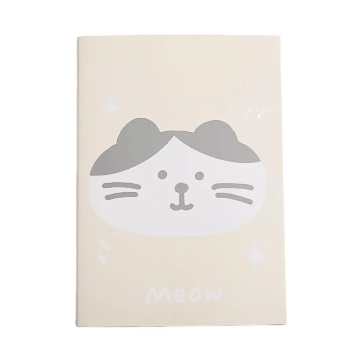 Блокнот тетрадь Animal Series B5 на скрепках (бежевый, 28 листов) Miniso, 25 × 17,8 см