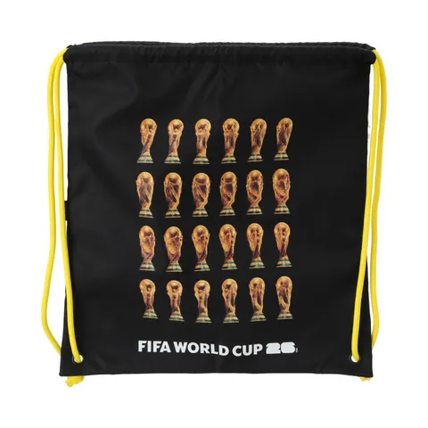 Коллекция FIFA WORLD CUP 2026 — рюкзак-мешок Miniso, 40,5 × 38 см, черный
