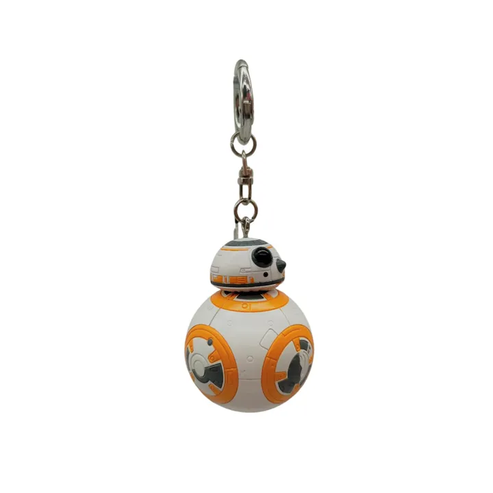 Брелок Miniso Star Wars Collection BB-8 3D Figure Keychain 3.5 см пластик, металл 1 шт