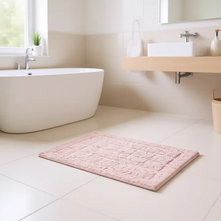 Miniso коврик Grid Tufted 60x40 см, полиэстер